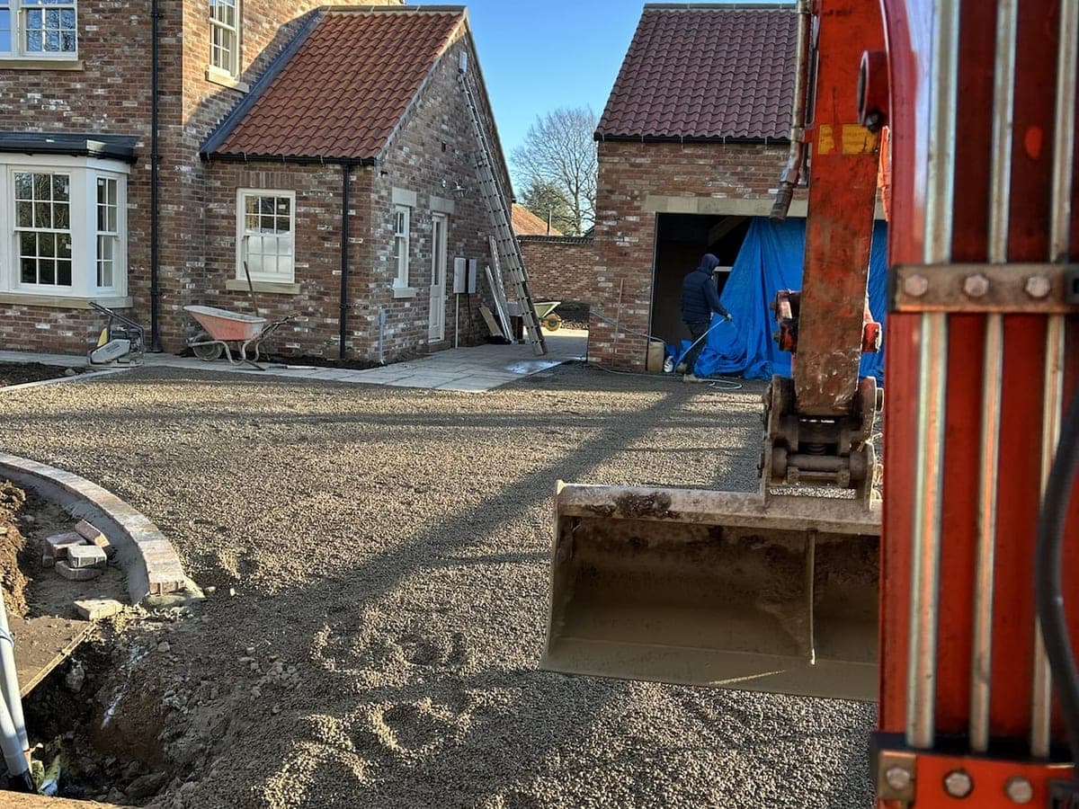 Country House Driveway Groundworks