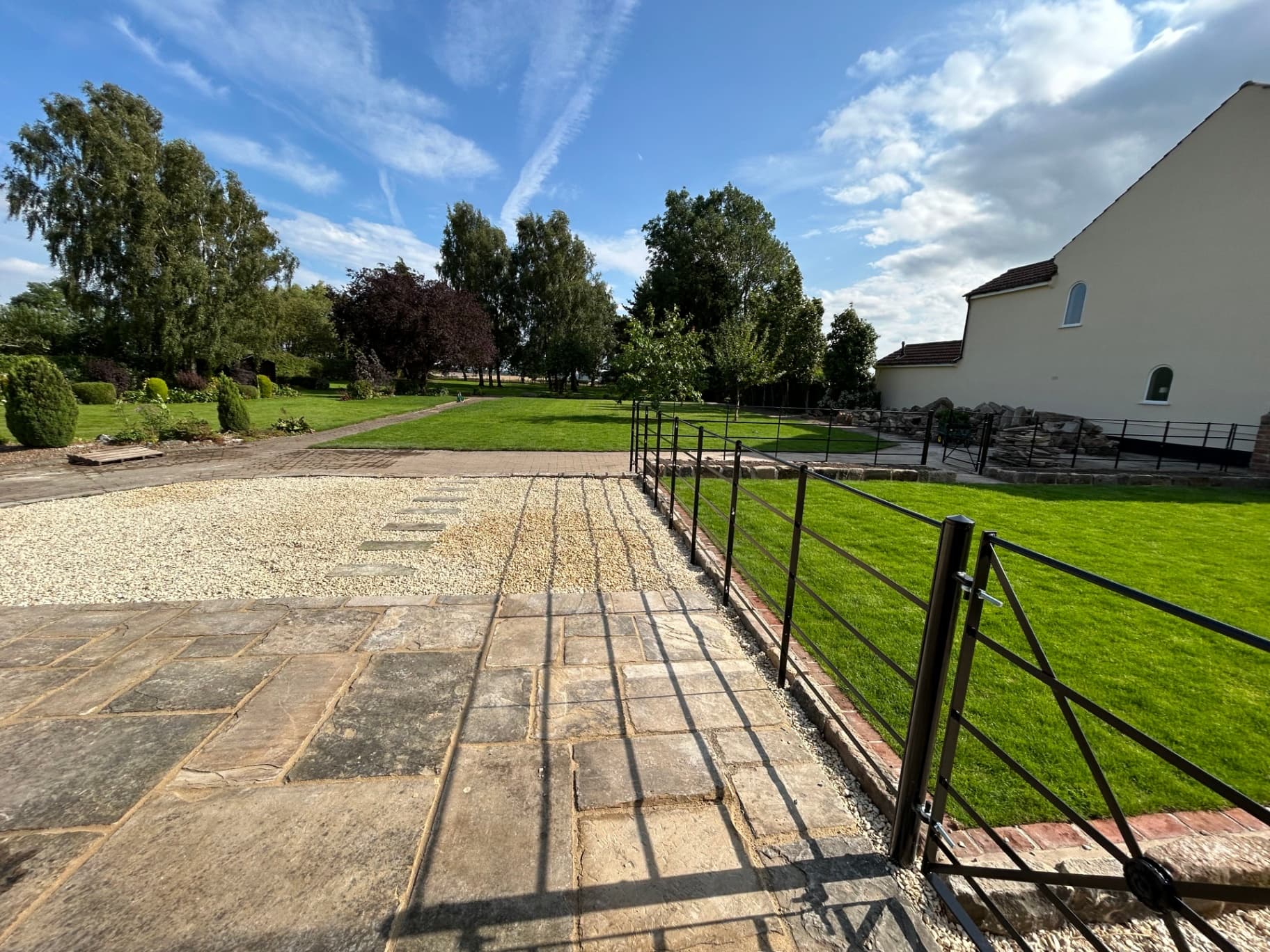 Metal Fencing Installation — image 2