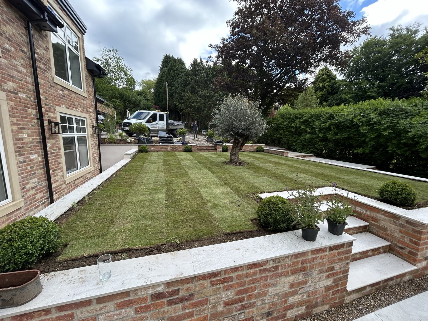 Raised Lawn & Patio Landscaping — image 1