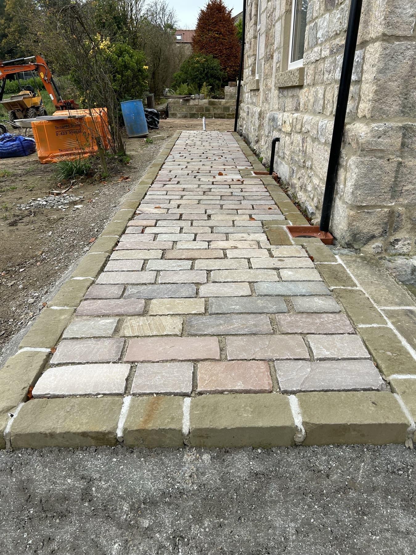 Reclaimed Stone Path Installation — image 1