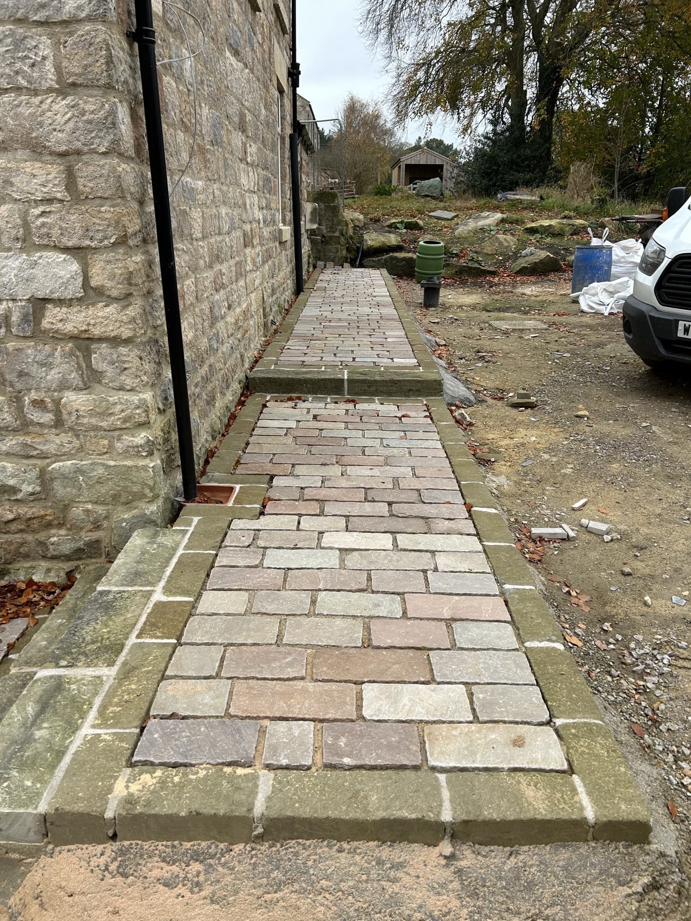 Reclaimed Stone Path Installation — image 3