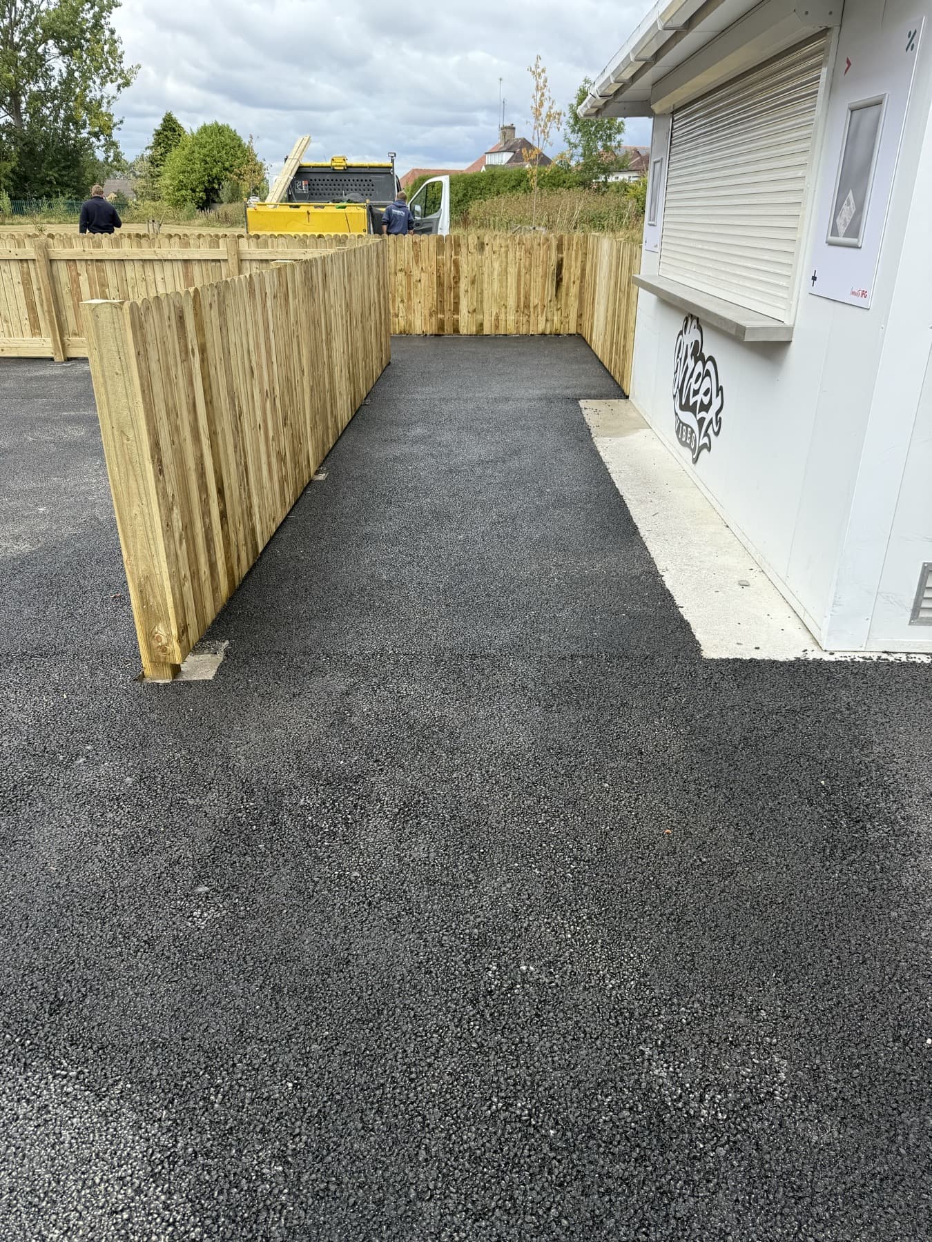 Tarmac Yard & Timber Fencing — image 1