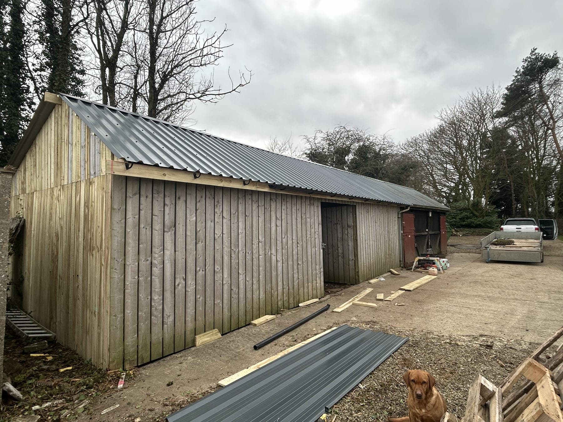 Timber Outbuilding Roof Structure — image 11