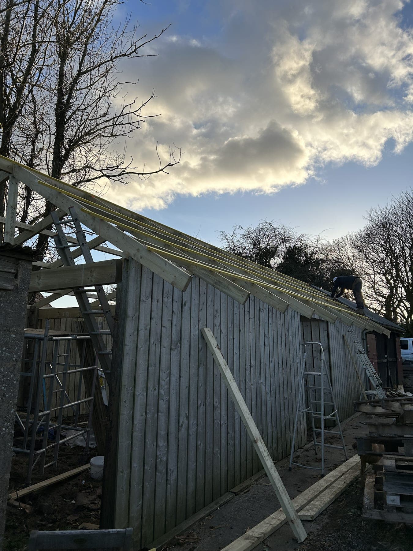 Timber Outbuilding Roof Structure — image 5