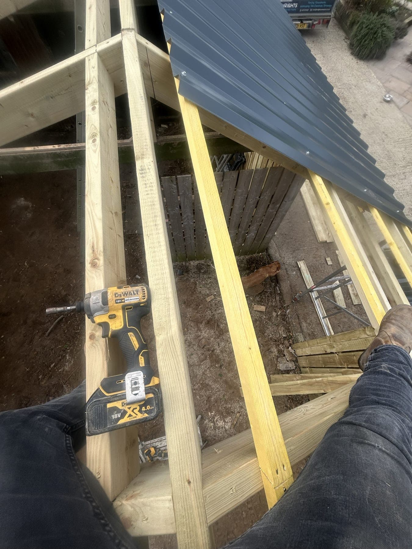 Timber Outbuilding Roof Structure — image 7