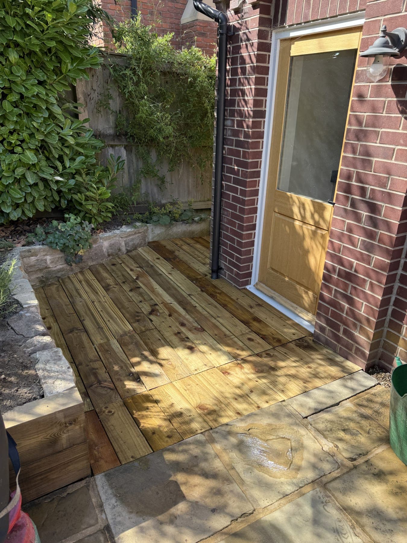 Timber Walkway, Gate & Stone Edging — image 2