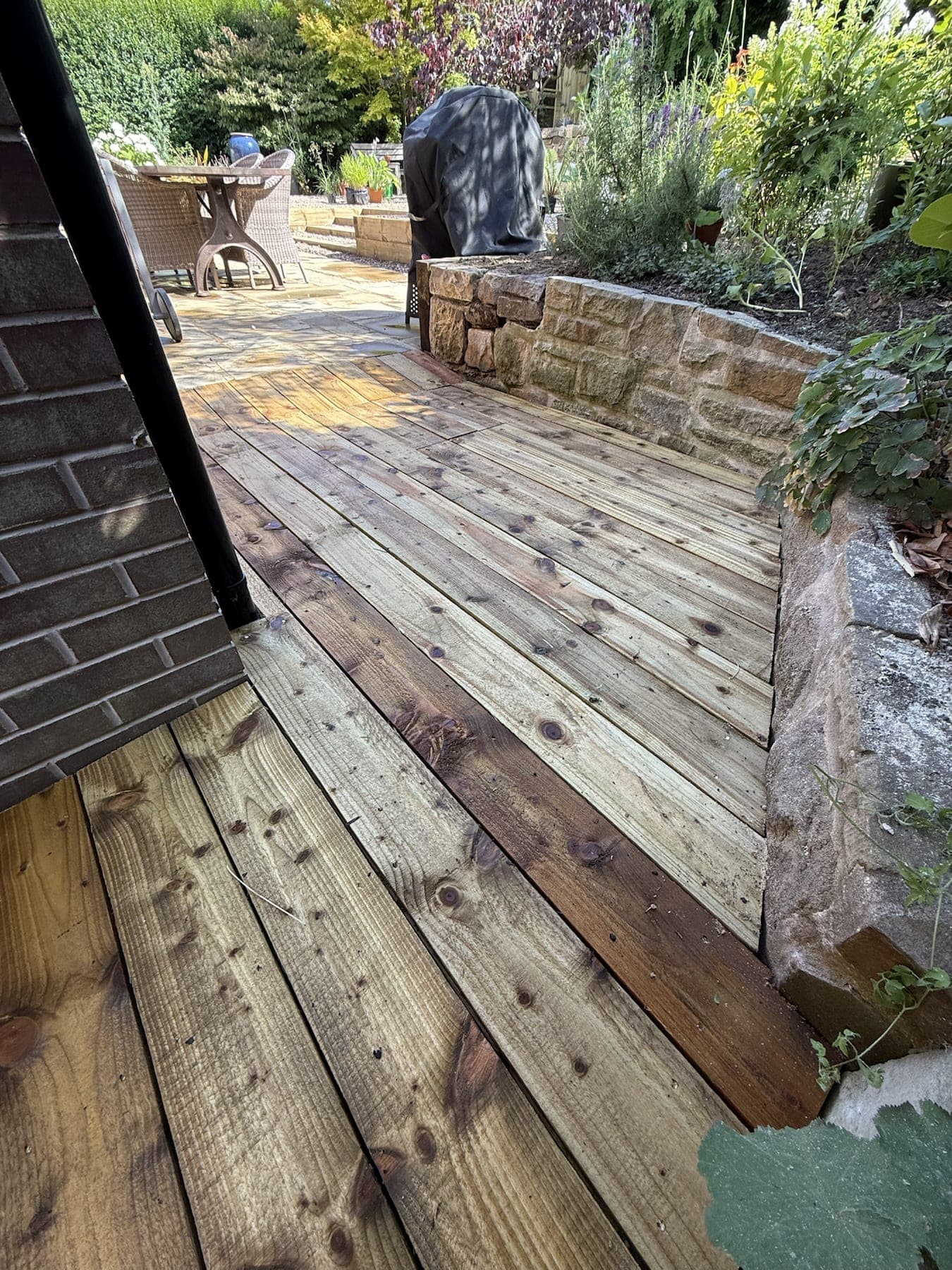 Timber Walkway, Gate & Stone Edging — image 3
