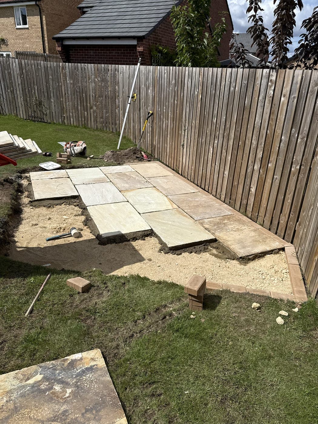 Patio Preparation & Muck Away — image 1