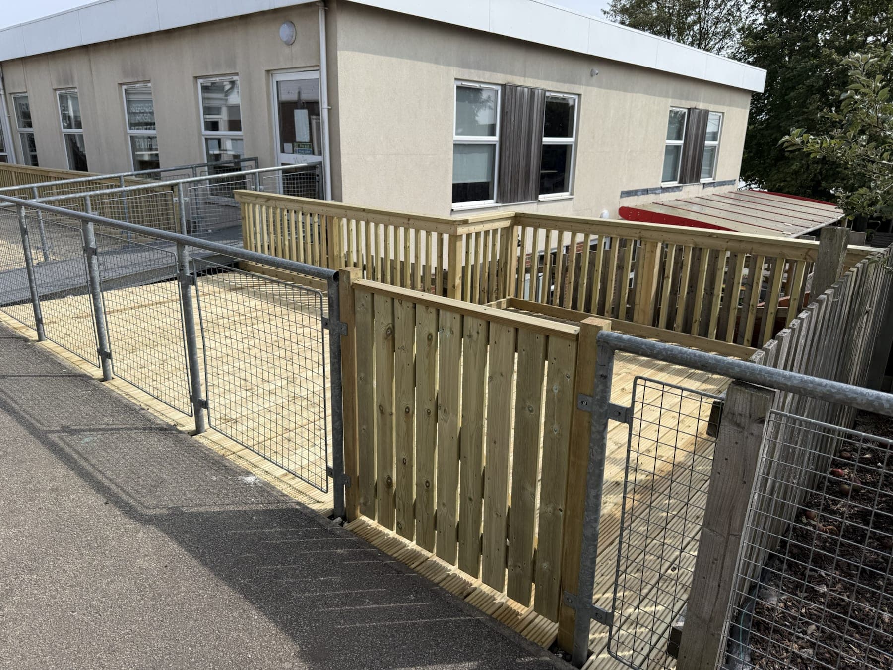 School Access Decking & Tarmac Path — image 5