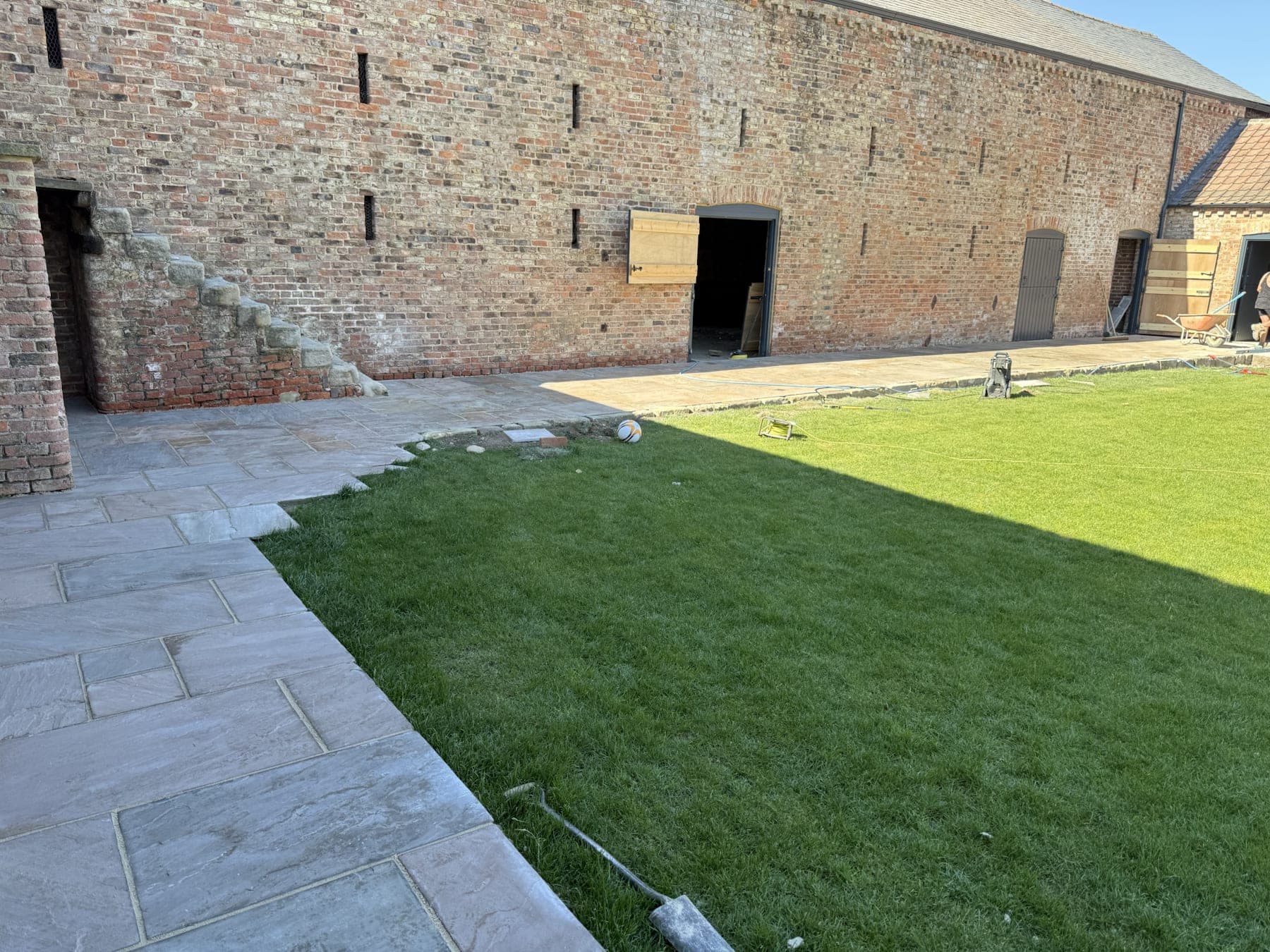 Stone Patio & Lawn Finish — image 1