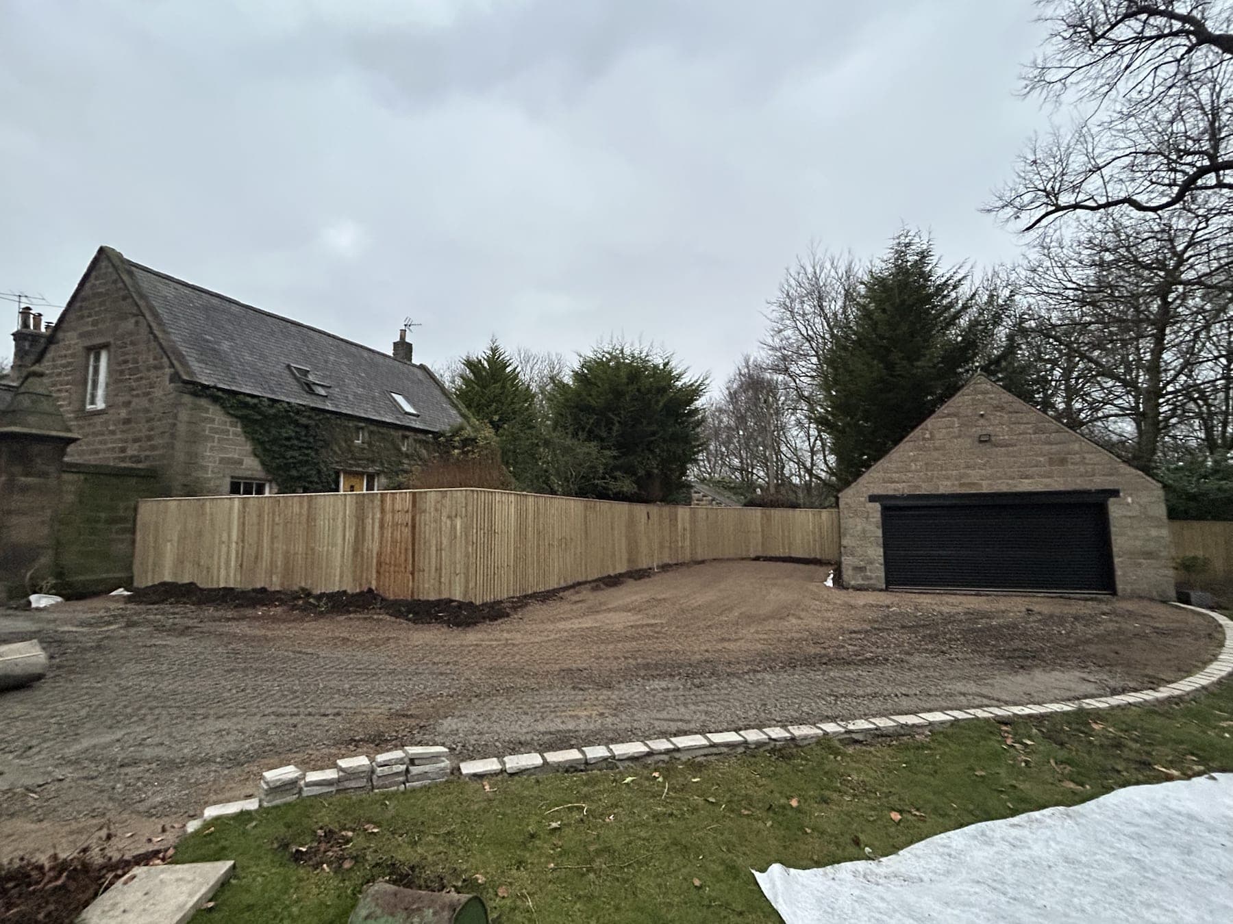 Stone Property Driveway & Fencing — image 6