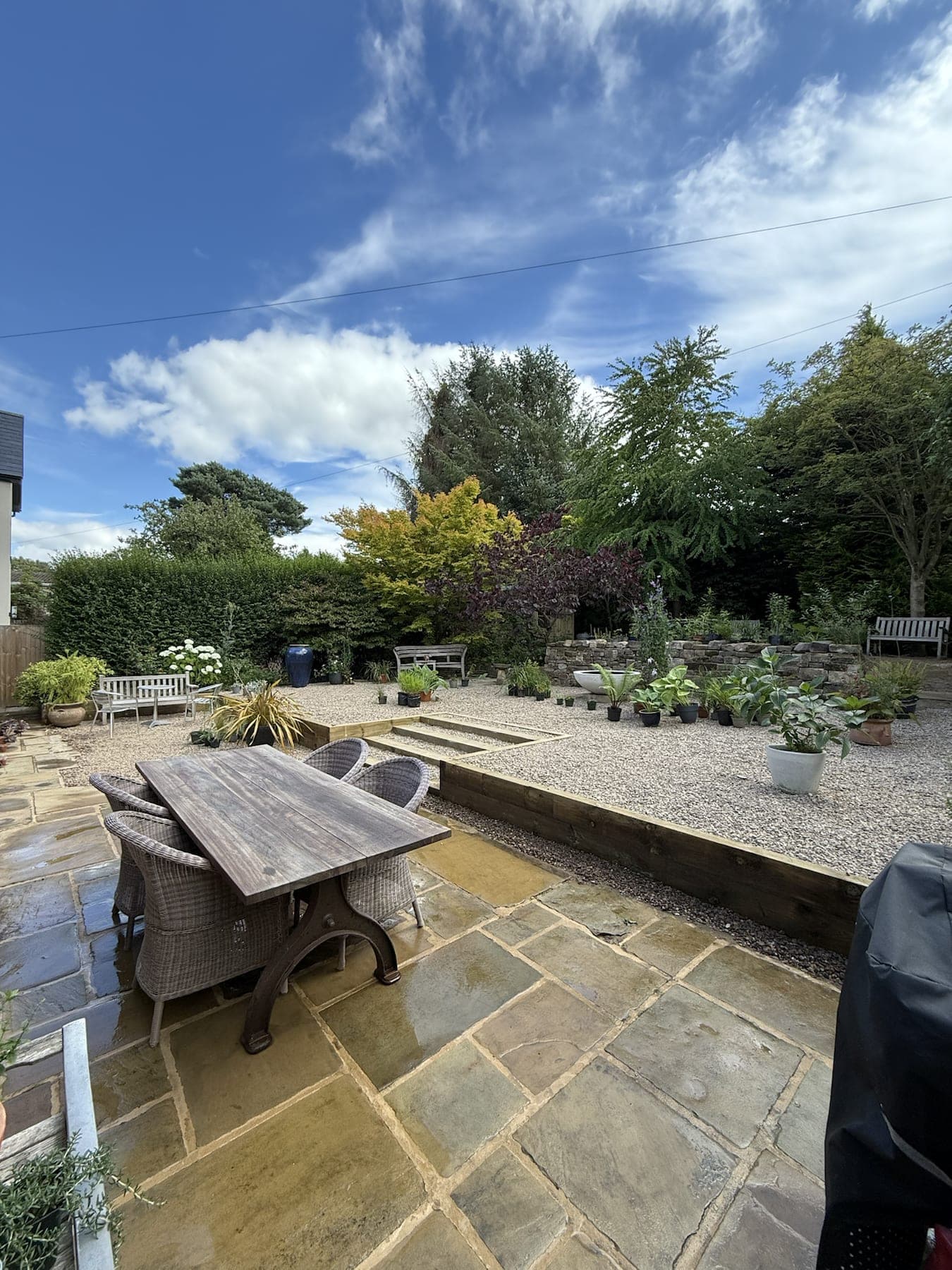 Tiered Gravel Garden & Stone Patio — image 3