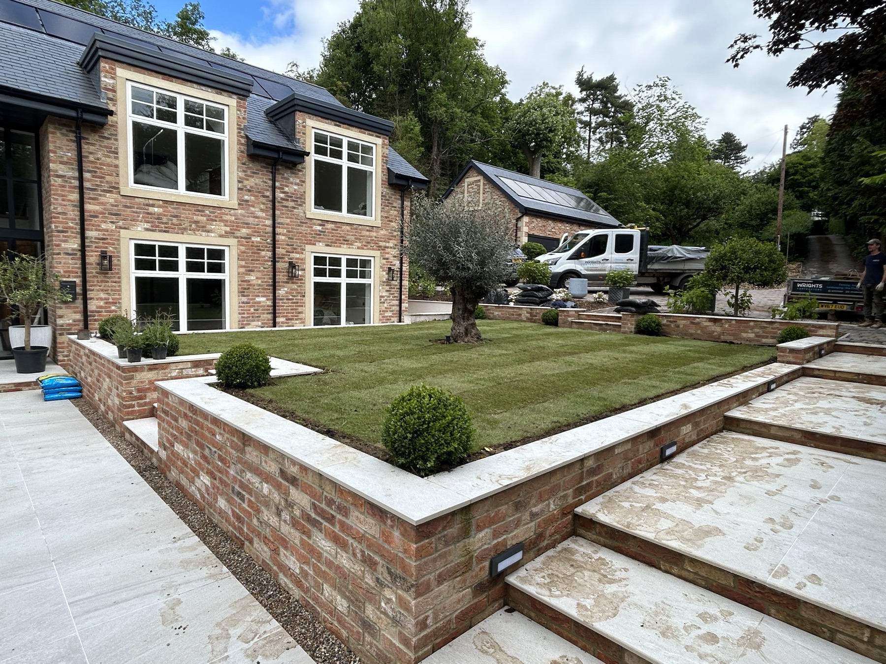 Raised Lawn & Patio Landscaping — image 2